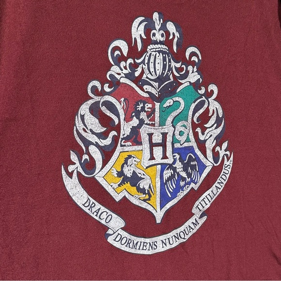 Harry Potter Pajama Top Women's sz Large 12/14 Cozy Lightweight Red Sweater - Picture 7 of 7